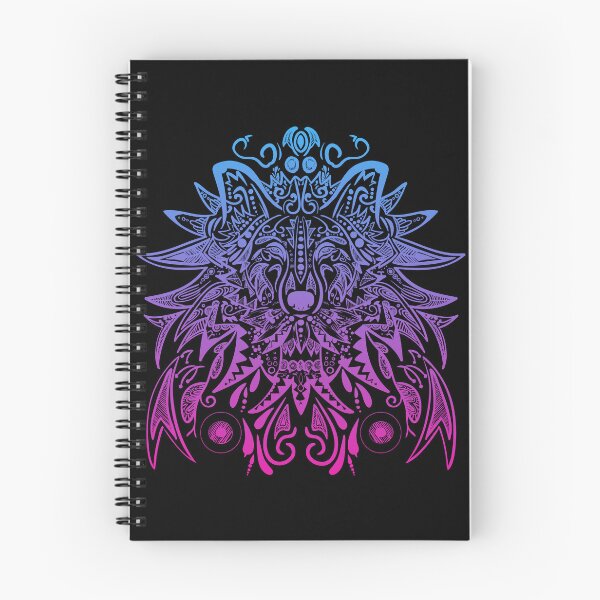 Item preview, Colorful Wolf Mandala 2 designed and sold by MMwolfdogden.
