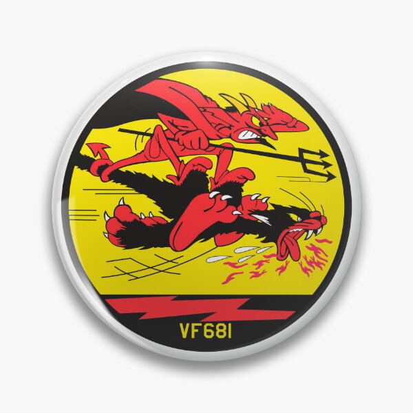 Item preview, USN VF-681 Reserve Fighter Squadron -  Devil - Clean Style designed and sold by pzd501.
