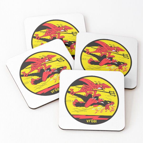Item preview, USN VF-681 Reserve Fighter Squadron -  Devil - Clean Style designed and sold by pzd501.
