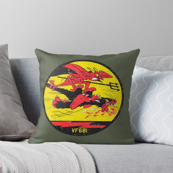 Item preview, USN VF-681 Reserve Fighter Squadron -  Devil - Grunge Style designed and sold by pzd501.