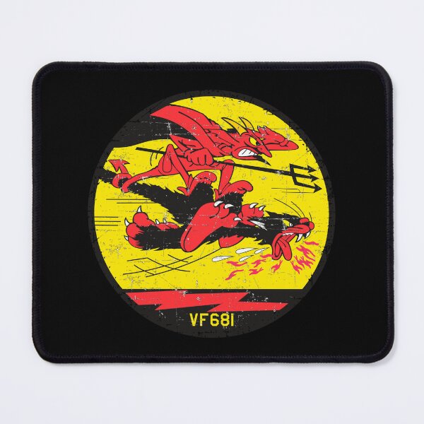 Item preview, USN VF-681 Reserve Fighter Squadron -  Devil - Grunge Style designed and sold by pzd501.