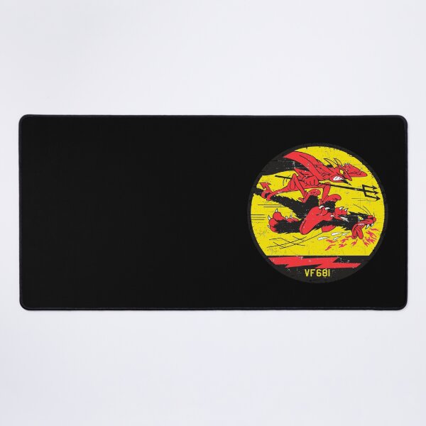 Item preview, USN VF-681 Reserve Fighter Squadron -  Devil - Grunge Style designed and sold by pzd501.