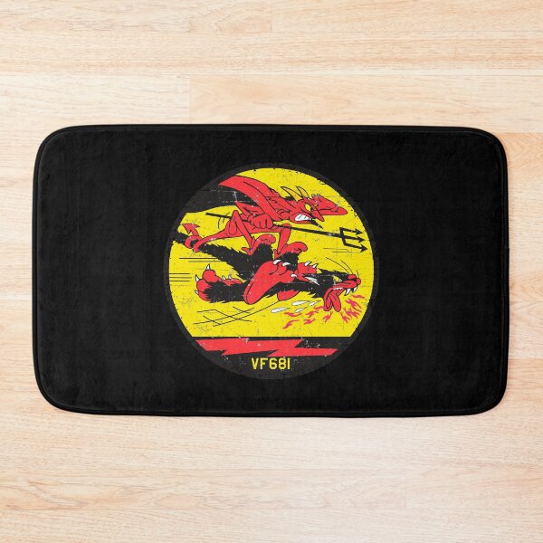 Item preview, USN VF-681 Reserve Fighter Squadron -  Devil - Grunge Style designed and sold by pzd501.