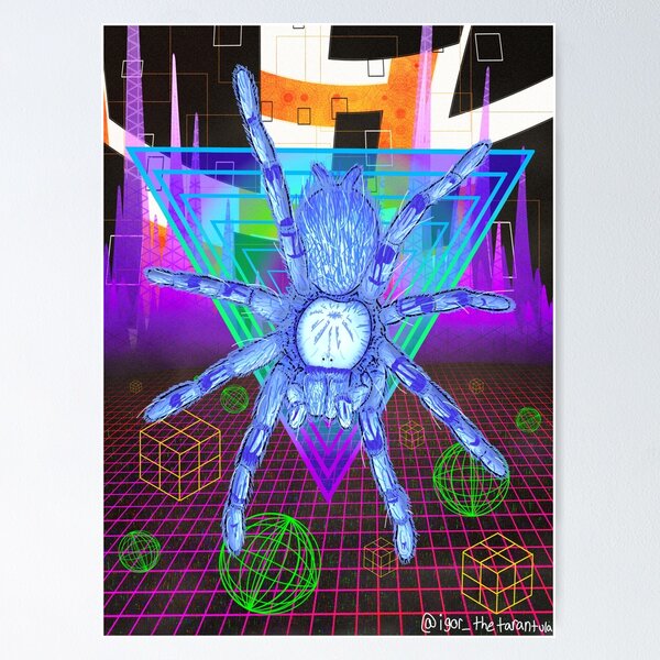 Item preview, Tarántula "Vaporwave" V1 designed and sold by IgorAndMore.