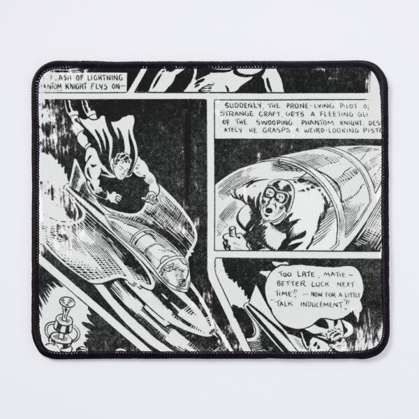 Item preview, Worn out magazine | Black and white vintage comics space battle scene designed and sold by spinolator.