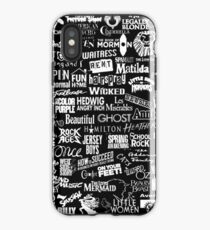 broadway baby {black and white version} iPhone Case