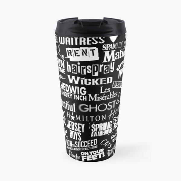 broadway baby {black and white version} Travel Coffee Mug