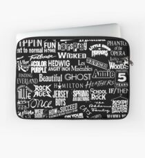 Broadway Baby {Schwarz-Weiß-Version} Laptoptasche