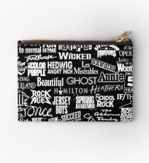 broadway baby {black and white version} Studio Pouch
