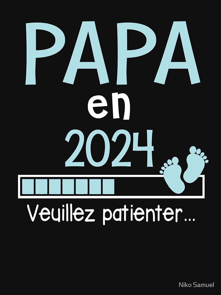 Papa en 2024 Cadeau Futur Papa | Essential T-Shirt