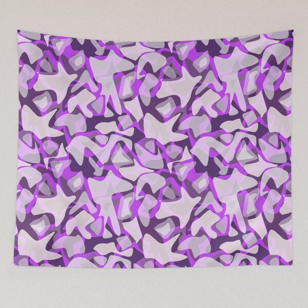 Item preview, Abstract gray lilac pattern spots designed and sold by fuzzyfox.
