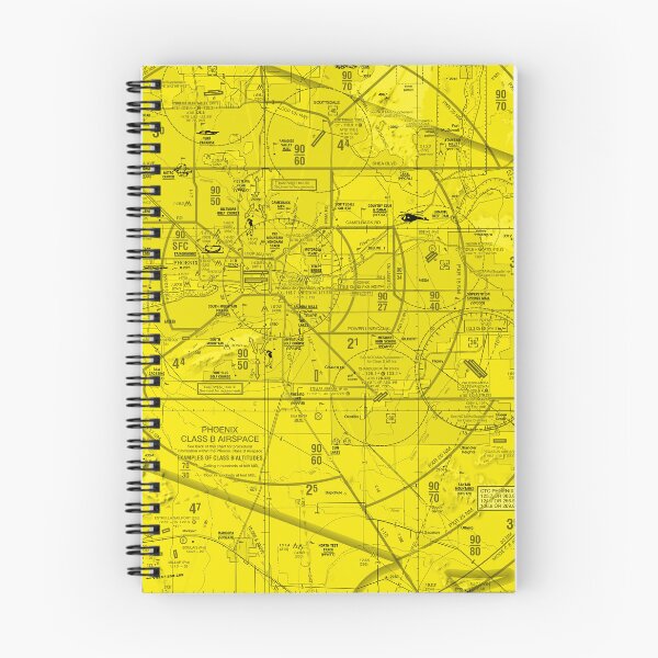Item preview, Aviation Chart Phoenix Sky Harbor Airport - yellow designed and sold by LAPilotGirl.