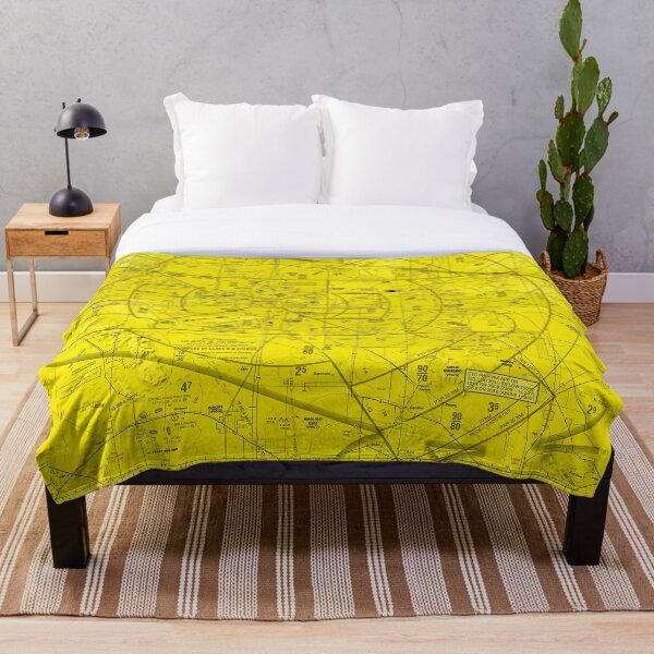 Item preview, Aviation Chart Phoenix Sky Harbor Airport - yellow designed and sold by LAPilotGirl.
