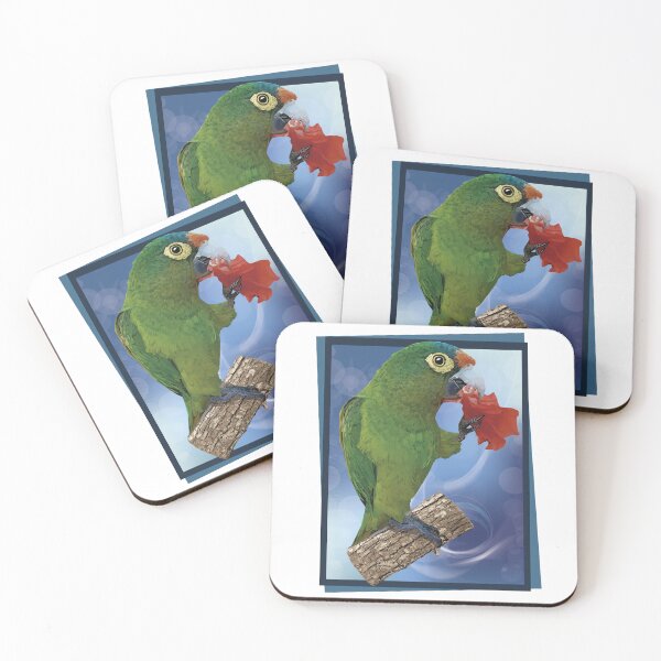 Item preview, orange fronted parakeet designed and sold by obscurite.