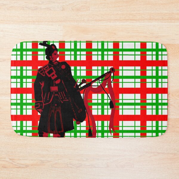 Item preview, Bagpiper on Plaid designed and sold by Anthony Seeker.