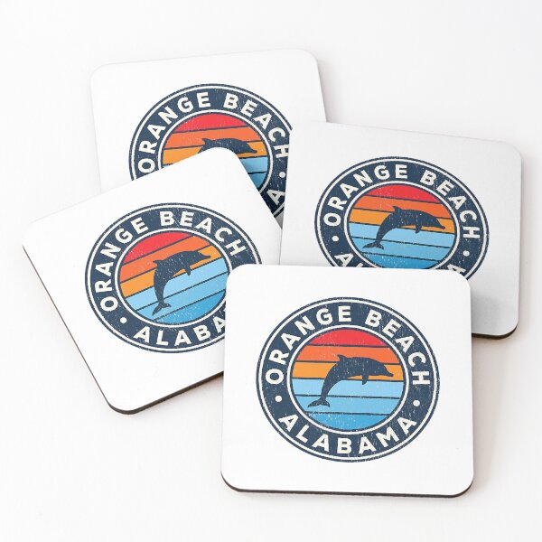 Item preview, Orange Beach Alabama AL Vintage Dolphin Retro 70s designed and sold by JackSadowski.