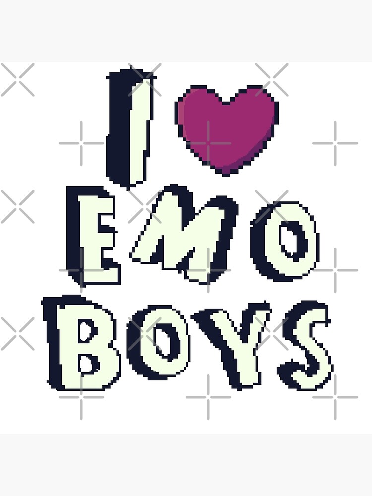 I Love or Heart Emo Boys Essential T-Shirt for Sale by heckgogh