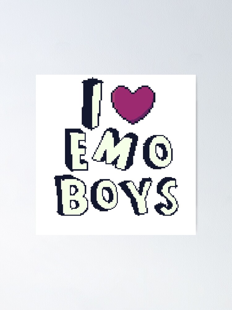 I Love Emo Boys  Pin for Sale by suns8