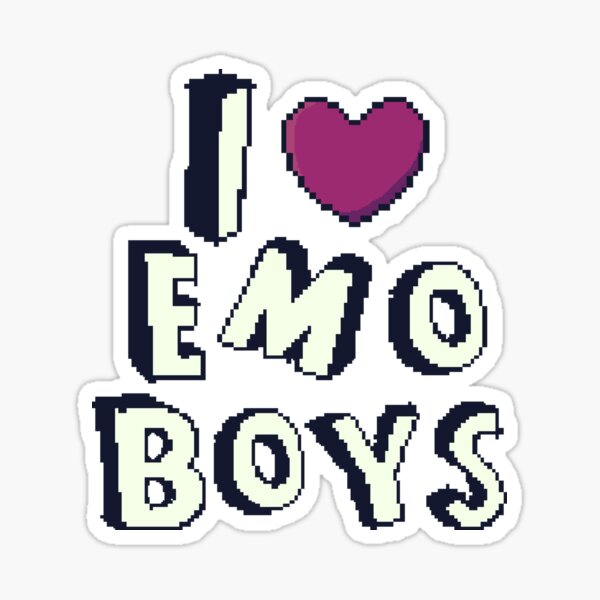 I Love Emo Boys  Pin for Sale by suns8