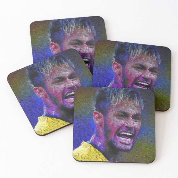 Item preview, Neymar Poster Panting Art Brazilian Soccer Player designed and sold by ZiAttaArt.