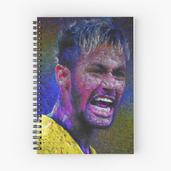 Item preview, Neymar Poster Panting Art Brazilian Soccer Player designed and sold by ZiAttaArt.