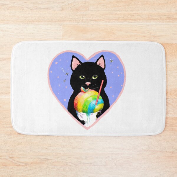 Item preview, Cat with Rainbow Shave Ice designed and sold by Lyngianni.