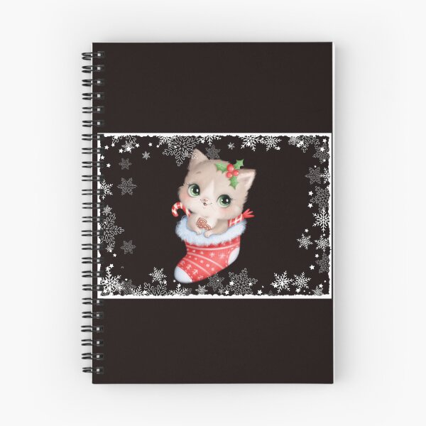 Item preview, Christmas: Kitten In a Christmas Stocking designed and sold by TaraTs.