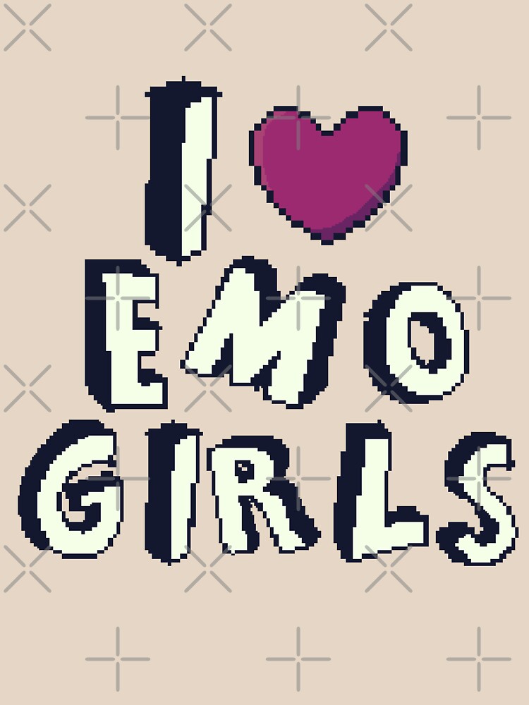 I Love Emo Girls Essential T-Shirt for Sale by atoprac59