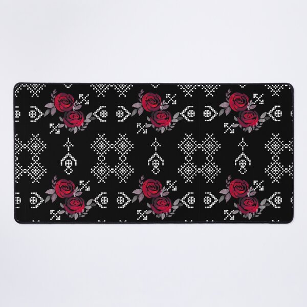 Item preview, Ethnic red black pattern designed and sold by fuzzyfox.