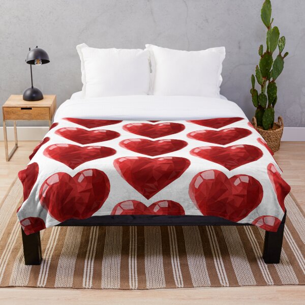 Item preview, Geometric Red Heart  designed and sold by Feather n'  Ink.