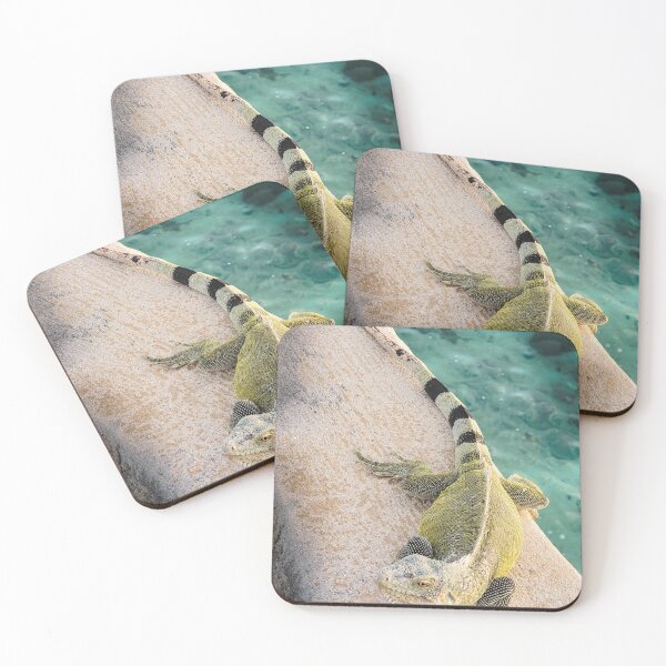 Item preview, Lizard at teal waters designed and sold by Gritz - Photographer, AI Artist.