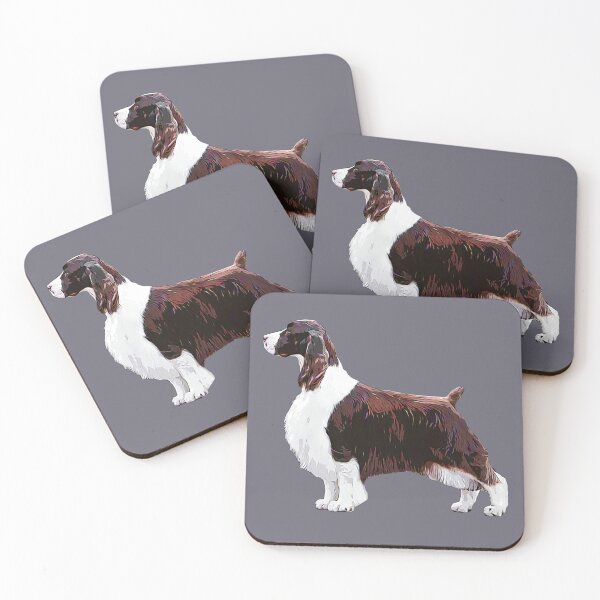 Item preview, Springer Spaniel Standing Show Dog designed and sold by ElegantCat.