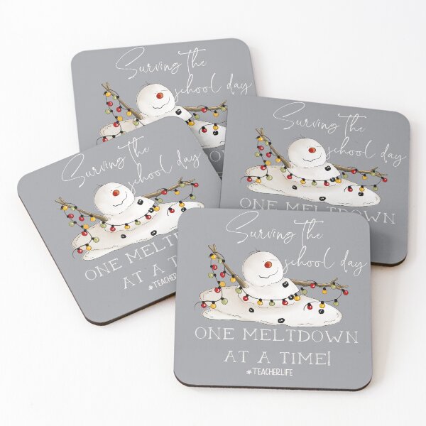 Item preview, Surviving the Teacher Life, Surviving the School day, Snowman Meltdown, Teacher Meltdown, I need a snowday, I am fine designed and sold by Mumzy2many.