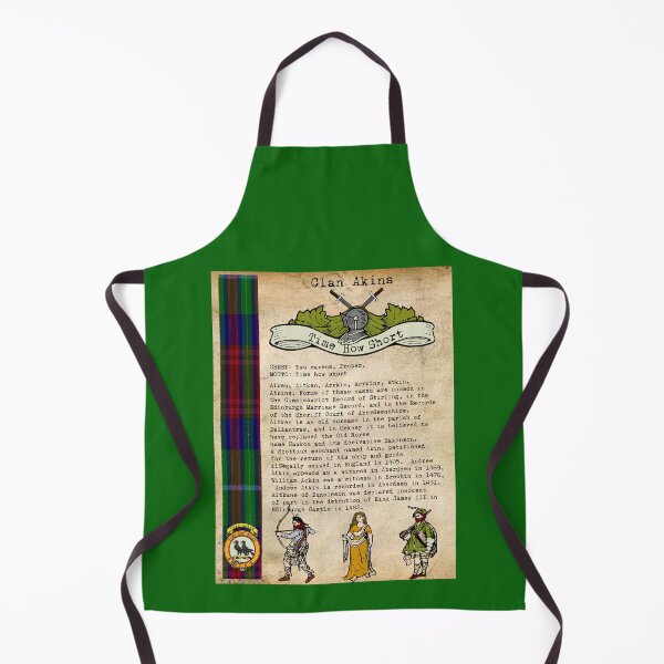 Item preview, Clan Akins Family History Poster designed and sold by BagTown Clans.