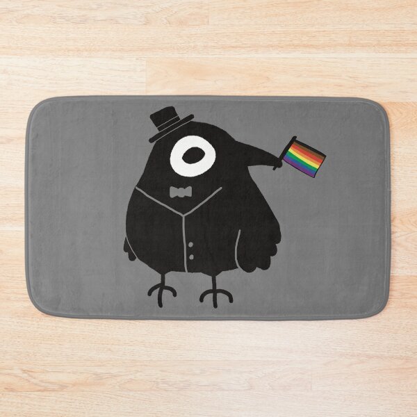 Item preview, fancy pride crow designed and sold by Scarlet Sung.