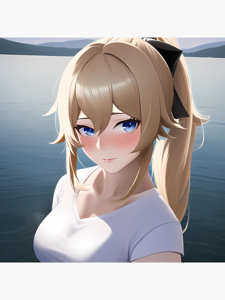 Jean Swimsuit Skin Anime Waifu Jean Genshin Impact Summer At The