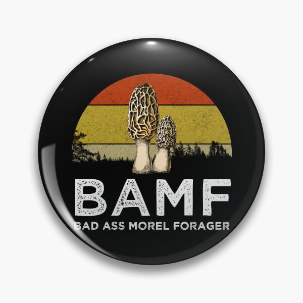 Artikelvorschau, BAMF - Bad Ass Morel Forager entworfen und verkauft von Cat Lady Designs.