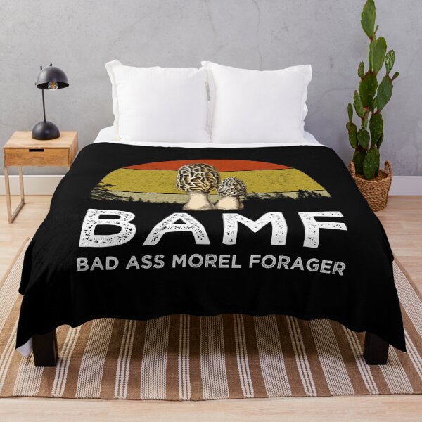 Item preview, BAMF - Bad Ass Morel Forager designed and sold by Cat Lady Designs.