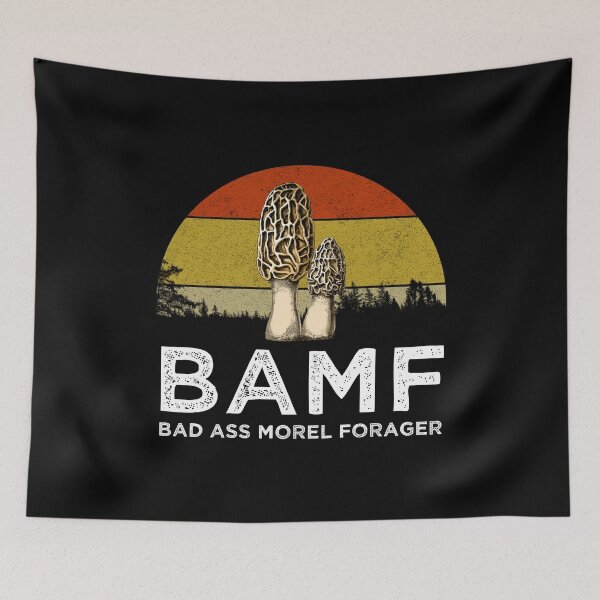 Item preview, BAMF - Bad Ass Morel Forager designed and sold by Cat Lady Designs.