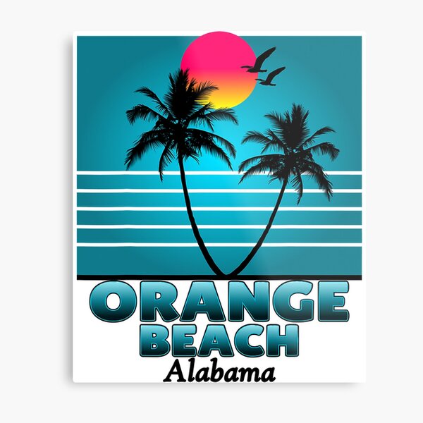 Item preview, Orange Beach Alabama Holiday Retro Vintage Gift designed and sold by JackSadowski.
