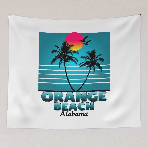 Item preview, Orange Beach Alabama Holiday Retro Vintage Gift designed and sold by JackSadowski.