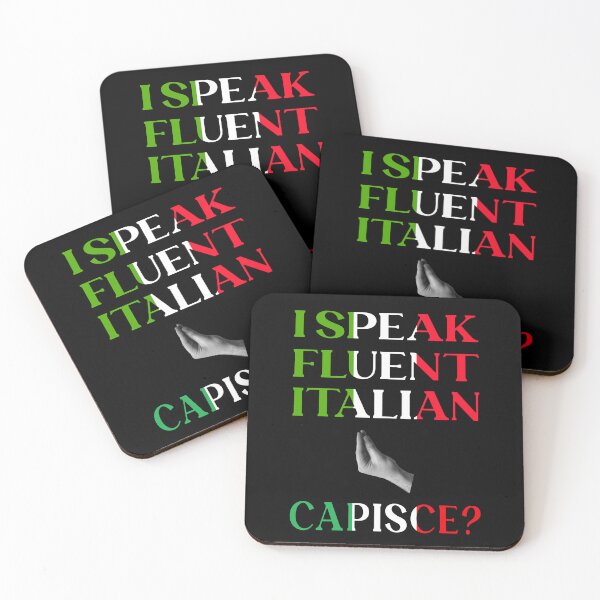 Item preview, I Speak Fluent Italian - Capisce Italian designed and sold by molamode.