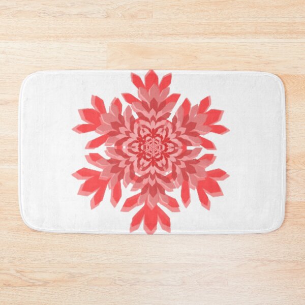 Item preview, Pink shades of snow flake designed and sold by Artistkhg.