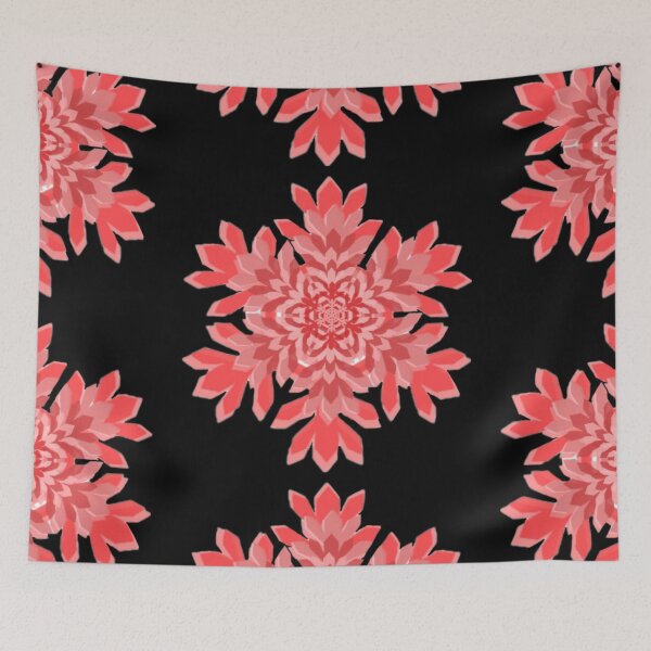 Item preview, Pink shades of snow flake designed and sold by Artistkhg.