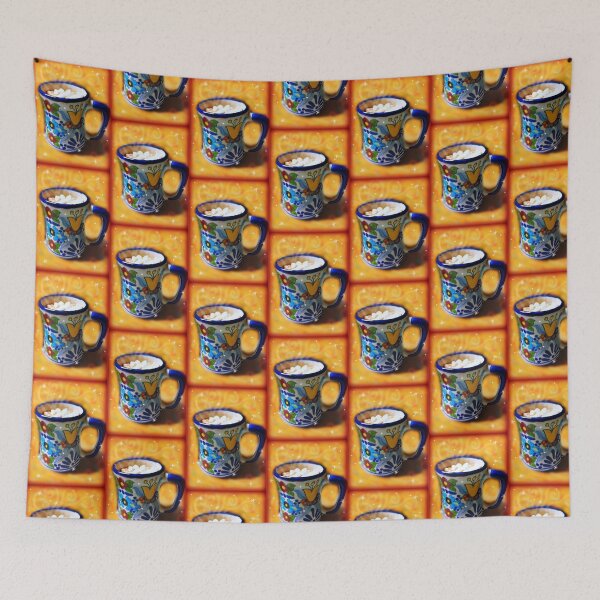 Item preview, Hot Chocolate In Talavera Pottery Mug designed and sold by oceanlady65.