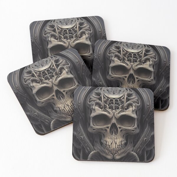 Item preview, Biomechanical Dark Skull of Death designed and sold by Vinson-MFG.