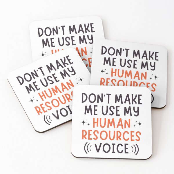 Item preview, Don't Make Me Use My Human Resource Voice designed and sold by chetan786.