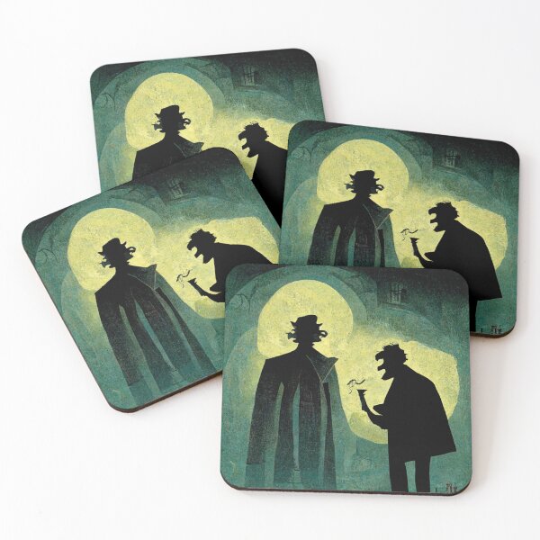 Artikelvorschau, Silhouettenbild von Doktor Jekyll und Mr. Hyde entworfen und verkauft von liana campbell.