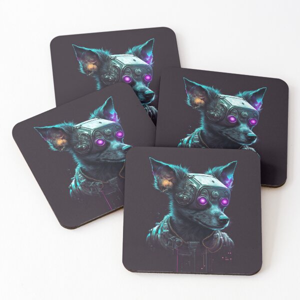 Item preview, Cyberpunk Doggo designed and sold by hourglassAI.