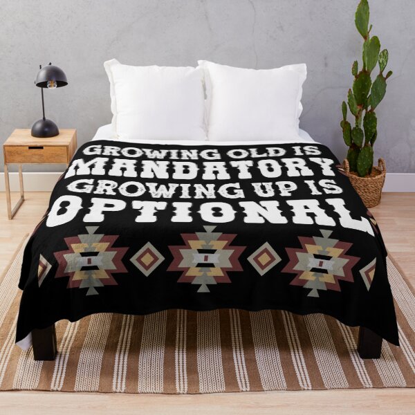 Item preview, Growing Old Is Mandatory Growing Up Is Optional - Senior Humor designed and sold by handsoftime2020.